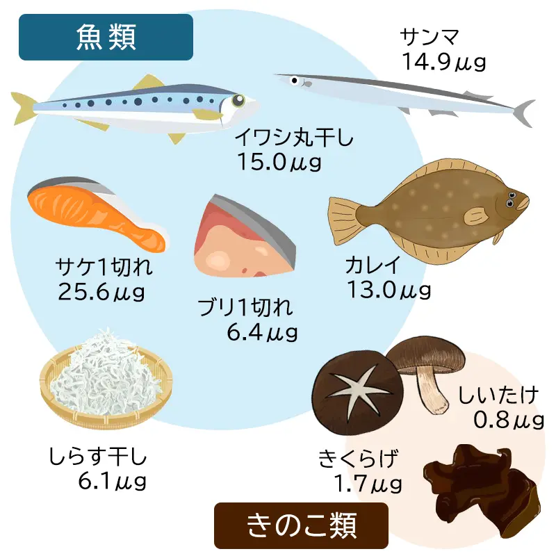 ビタミンD不足による骨の問題を手軽な摂取方法で予防！